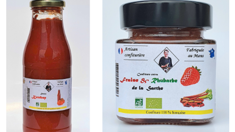 ketchup bio sarthois de la Ferme de la Métairie ketchup bio sarthois de la Ferme de la Métairie